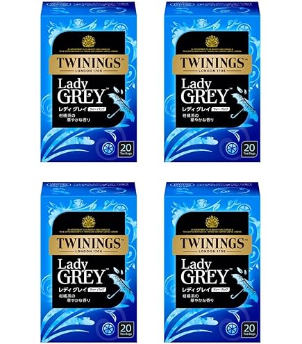 Amazon.co.jp: トワイニング アールグレイ ティーバッグ 20P×4 : 食品